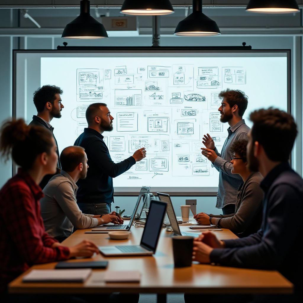 Equipo de TallerControl colaborando en el desarrollo del software